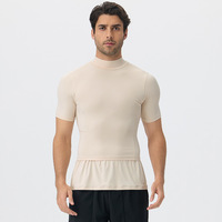 Nouvelle Arrivée 2026 T-shirt Rétro Séchage Rapide Respirant pour Course, Gym et Entraînement – Maillot de Sport Effet Deux Pièces à Compression