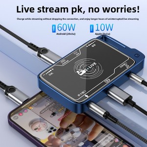 Nuevo Modelo Compatible con Teléfonos Móviles Android, <span class=keywords><strong>Tarjeta</strong></span> <span class=keywords><strong>de</strong></span> <span class=keywords><strong>Sonido</strong></span> para Transmisión en Vivo, Conversor con Conexión para Micrófono - Product Image 2