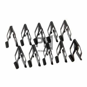 แผงควบคุมด้านหน้ารถยนต์อเนกประสงค์,ตัวยึดหมุดโลหะสีดำสำหรับตกแต่งรถยนต์แผงหน้าปัดรถยนต์คลิปยึดเหล็กสปริงตัว U คลิป<span class=keywords><strong>น็อต</strong></span> - Product Image 6