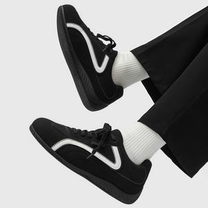 Nuove Sneakers di Lusso di Alta Qualità in Vera Pelle per Uomo e Donna, Antiscivolo, con Lacci, Stile Sportivo e Morbido per Camminare - Product Image 2