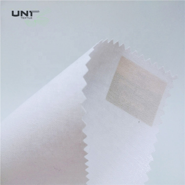 HDPE/LDPE Non Woven Hot Melt Fabric Fusible Adhesive Collar Interlining Top Fuse Interlining
