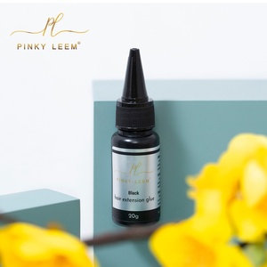 Pegamento para Pelucas de Cabello Natural sin Procesar, Adhesivo Profesional Negro de Ultra Resistencia de 6 Segundos, Resistente al Agua, Marca Privada Personalizada Pinky Leem - Product Image 1