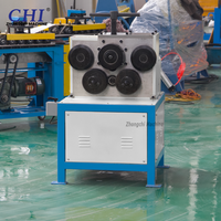 Nouvelle machine à rouler les angles électrique CHI JY-50, moteur en acier inoxydable, pour la fabrication de conduites hydrauliques et de gaines d'air, 220/380V 2.2kw
