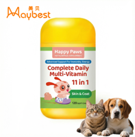 Nourriture et compléments alimentaires pour animaux de compagnie, multivitamines à mâcher 11 en 1, soins de santé pour animaux de compagnie, compléments pour les poils, la peau et le pelage des animaux de compagnie