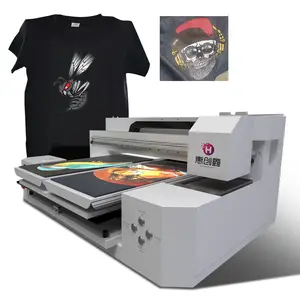 2023 Industriële Dubbele Koppen A2 Maat Twee Pallets 1440Dpi Multicolor Dtg Direct Naar Kledingstuk Printer T-Shirt Drukmachine