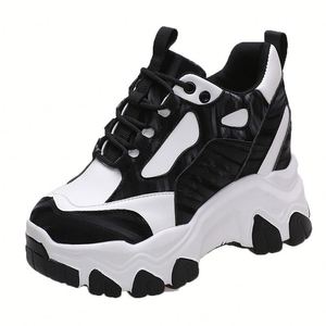 Zapatillas Deportivas con Plataforma y Cuña para Mujer, Aumentan la Estatura 10 cm, Ligeras, Antideslizantes, Transpirables, para Uso Diario - Product Image 1