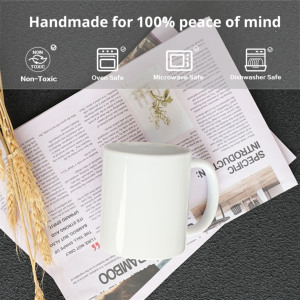 Nhà máy cung cấp tùy chỉnh gốm thăng hoa trắng cốc cà phê khuyến mãi Mug uống Mug cho đám cưới - Product Image 2