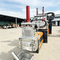 Machine de granulation de plastique souple mini pour EPS, PA, PPR avec moteur et engrenage, production de 100-600 kg/h