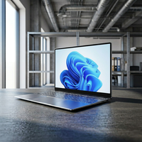 Laptop Gaming 2026 Terlaris 15.6 Inch Quad Core Intel N5095 16GB 256GB Windows 11 RGB Backlit PC dengan Colokan US/UK