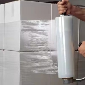 Custom Anti-static Compostable <b>Plastic</b> Hand and Machine Use Winding Stretch LLDPE Packing Film Roll Pallet <b>Wrap</b> for Packaging - Product Image 2