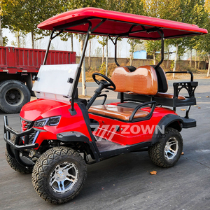 Carrito de Golf Eléctrico OEM de 4 Plazas con Soporte para Bolsa de Golf, para Transporte en Campos de Golf, Granjas y Playas - Product Image 4