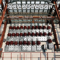 Aislador de transformador de bajo voltaje de 2.5KV con buje de resina epoxi para transformador montado en almohadilla