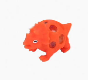 Jincan Cute <b>Silicone</b> Dinosaur Ball Toy Anti-Stress Mesh <b>Bead</b> Squishy Squeezed Toys for Kids for Boys and Girls - Product Image 3