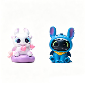 Zaizai Boîte Mystère Polyvalente et Adorable, <span class=keywords><strong>Figurine</strong></span> en Résine Style Toothless, Mignonne Poupée <span class=keywords><strong>Dragon</strong></span> Noir, Décoration de Bureau, Jouet Tendance et Ludique - Product Image 5