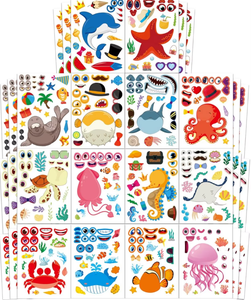 Adesivi Animali Carini: Crea un Viso di Dinosauro, Regalo per Feste di Compleanno, Decorazioni Impermeabili e Durevoli in Vinile - Product Image 3