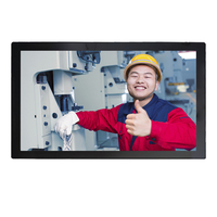 Écran d'affichage publicitaire intégré, 10 13 15 19 22 24 27 32 43 pouces, cadre ouvert, écran tactile LCD, plate-forme Pure