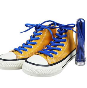 Cordones de poliéster semirredondos de 8.5mm de color sólido personalizados para zapatos de niños, zapatillas blancas, calzado deportivo y zapatos de papá - Product Image 1