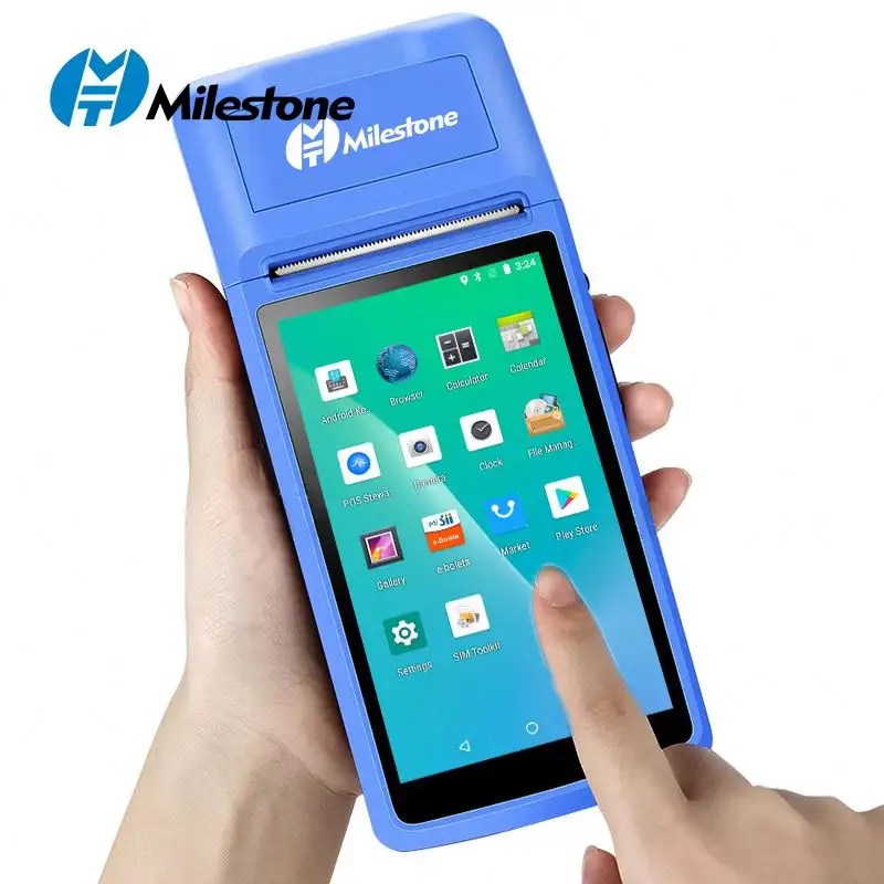 POS manufacturer android smart pos machine with touch screen for lottery/restaurant/supermarket/retail pos terminal