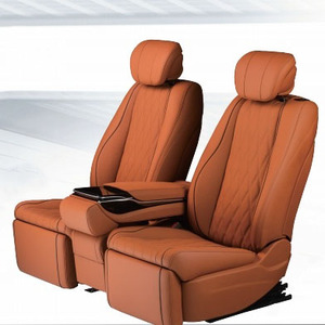 Sièges de voiture VIP personnalisés de luxe pour fourgonnette Sprinter avec accoudoir de console et table pliante - Product Image 4