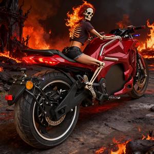 Moto électrique de course et tout-terrain haute performance série EEC avec moteur sans balais 1000W-10000W vitesse maximale 72V - Product Image 4