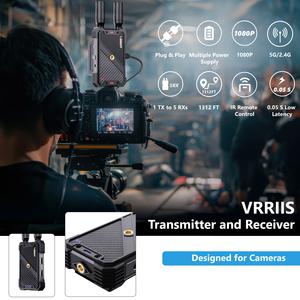 400m 1312ft khoảng cách Full HD 1080P không dây Video <span class=keywords><strong>Transmitter</strong></span> và <span class=keywords><strong>Receiver</strong></span> cho live streaming máy ảnh sử dụng pin các sự kiện ngoài trời - Product Image 3