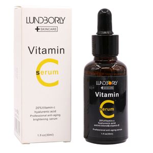 Suero de vitamina C con vitamina E, ácido hialurónico para hiperpigmentación de la piel Facial, suero Facial orgánico VC aclarante - Product Image 6