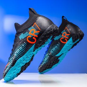 Nuevas Zapatillas <span class=keywords><strong>de</strong></span> Fútbol CR7 para Adultos, Unisex, X2502, Forro <span class=keywords><strong>de</strong></span> Malla, Bajas, Suela <span class=keywords><strong>de</strong></span> Goma con Tacos Largos AG, para Estudiantes y <span class=keywords><strong>Parejas</strong></span> - Product Image 3