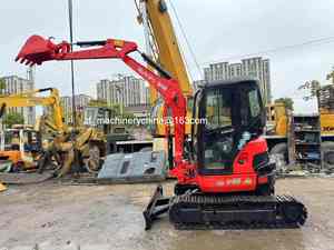 Mini-excavatrice Kubota U35 de 3,5 tonnes d'occasion, excavatrice Kubota U35-6 avec lame - Product Image 2