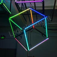 Barres lumineuses linéaires numériques LED RGB IP65 pour scène, mariage, club, façade de bâtiment, décoration, contrôle DMX, durée de vie de 50 000 heures