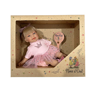 Búp bê công chúa tóc vàng thực tế LITTLE SUSI, đồ chơi vinyl mềm lấp lánh dành cho bé gái, phụ kiện búp bê hoạt hình, chất liệu silicon - Product Image 5