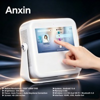 Projecteur portable rotatif Anxin A53, projecteur vidéo, double crâne, mise au point automatique, projecteur 4K avec écran tactile intelligent