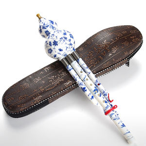 La mejor calidad <span class=keywords><strong>Hulusi</strong></span> C Key chino tradicional flauta calabaza Cucurbit étnico Musical - Product Image 6