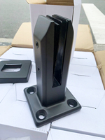 Condibe treppengehäuse glaszaun schwarze farbe edelstahlhalter spitze