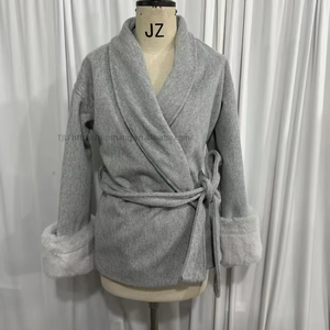 New Fall/Winter Women's Wear Casual Elegant Loose Collar Solid-Color Wool Coat Fashion - Product Image 2