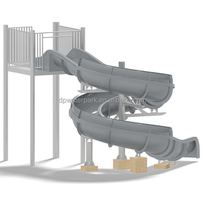 Gewerbliche Wasserpark ausrüstung im Freien Fiberglas-Schwimmbad rutsche für Haus, Hotel, Hinterhof, Schule - Product Image 3