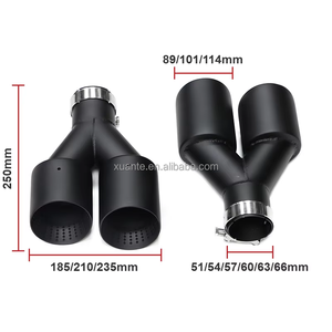 Xuante Racing Performance Universal Car 304 <span class=keywords><strong>salida</strong></span> doble de acero inoxidable para sistema de <span class=keywords><strong>escape</strong></span> <span class=keywords><strong>Akrapovic</strong></span> puntas de silenciador de tubo de <span class=keywords><strong>escape</strong></span> - Product Image 5