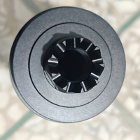 Supresor de Metal y Goma Zeninte AK para Accesorios de Rosca Inversa de 14 mm, Compatible con el Modelo de Juguete Renxiang AKA Rattlesnake DS74
