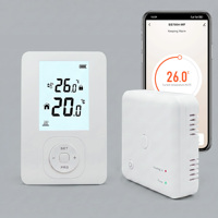 Thermostat intelligent sans fil WIFI pour chaudière à gaz, programmable, avec télécommande