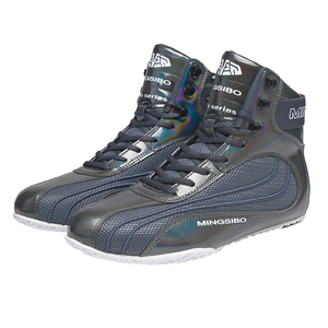 <span class=keywords><strong>Zapatillas</strong></span> de deporte para jóvenes de diseño OEM de suministro de fábrica para entrenamiento en interiores, zapatos de lucha con cordones de tela de malla de combate en cuclillas para Fitness - Product Image 2