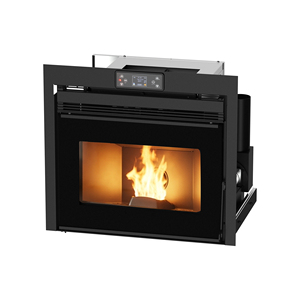 Stufa <span class=keywords><strong>a</strong></span> Pellet da Interno Moderna ed Ecologica CE ROHS QM0901A 9.48kW con Controllo Remoto WiFi, Caminetto Riscaldante <span class=keywords><strong>a</strong></span> Pellet - Product Image 1