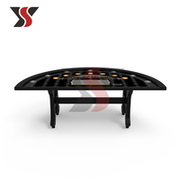 Table de Blackjack Moderne de Luxe Personnalisée YS avec Design à Jambes en H pour les Jeux de Casino et le Divertissement de Poker