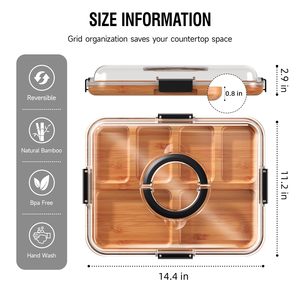 Доска для мясных заколок с прозрачной крышкой, дорожная портативная доска для сыра, коробки для мясных закусок, разделенные поднос, разделочные доски для кухни - Product Image 2