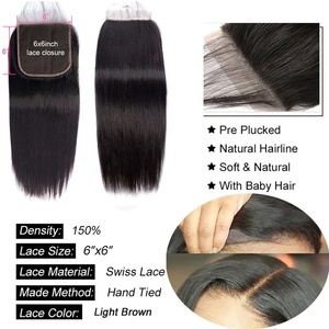 Crudo brasiliano real virgin indiano venditore di capelli umani 1B tessuto dritto in osso trendy originali fasci di extension <span class=keywords><strong>set</strong></span> con chiusura - Product Image 4