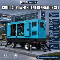 Groupe électrogène diesel 4 temps silencieux portable 220V AC monophasé avec alternateur sans balais 1800 tr/min 50/60Hz et ATS