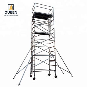 ระบบนั่งร้านอลูมิเนียมทาวเวอร์นั่งร้านอลูมิเนียม4M <span class=keywords><strong>8M</strong></span> 10M 12M 20M 6061 T6 - Product Image 1