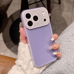 <span class=keywords><strong>Coque</strong></span> <span class=keywords><strong>de</strong></span> <span class=keywords><strong>téléphone</strong></span> souple trois-en-un avec paillettes brillantes effet diamant, protection intégrale pour iPhone 16 Pro Max et iPhone 17 - Product Image 6