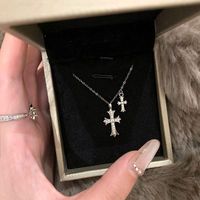 <strong>Best</strong> <strong>Selling</strong> Hiphop Jewelry D VVS <strong>Moissanite</strong> Diamond 925 Sterling Silver <strong>Cross</strong> Pendant for Necklace
