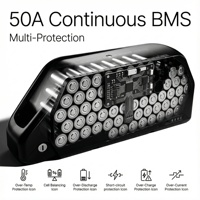 Batterie de vélo électrique au lithium 60V 20.8Ah (5200mAh) avec cellules 21700 et BMS 50A avec connecteur XT60 pour moteur 1500W-2000W - Stock UK