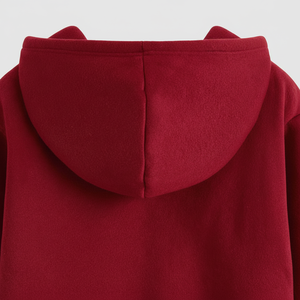 Sudadera con Capucha para Mujer, Diseño Corto, Impresión de Logotipo Personalizado, Ropa Casual de Calle, Cortavientos, Ecológica, Hombros Caídos, Superventas de Invierno - Product Image 1