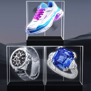 3D Máy tính để bàn Holographic Fan hiển thị nhỏ trong nhà 3D Hologram chiếu cầm tay 20cm <span class=keywords><strong>Ultra</strong></span> <span class=keywords><strong>HD</strong></span> Holographic Fan - Product Image 5